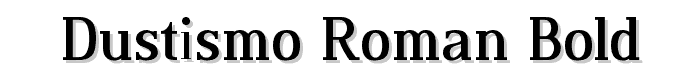Dustismo Roman Bold font